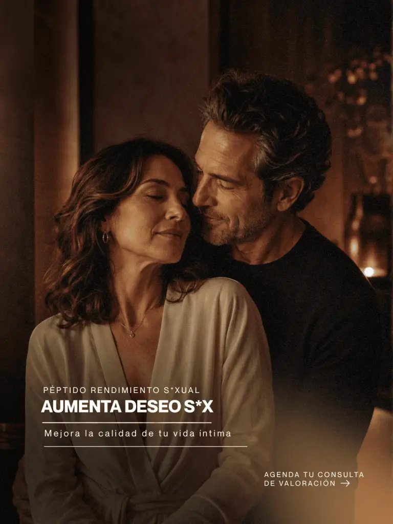 Pareja en la imagen de la terapia de equilibrio hormonal