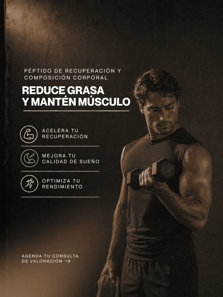 Hombre entrenando en la imagen de recuperación